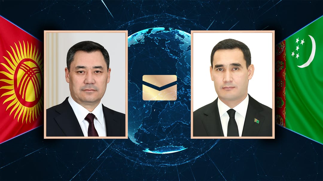 Садыр Жапаров пригласил Сердара Бердымухамедова посетить Кыргызстан