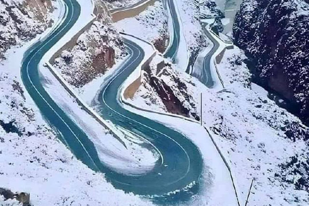 Marokkoda 50 ýyldan soňra gar ýagdy