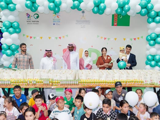 Посольство Саудовской Аравии провело детский праздник в Ашхабаде