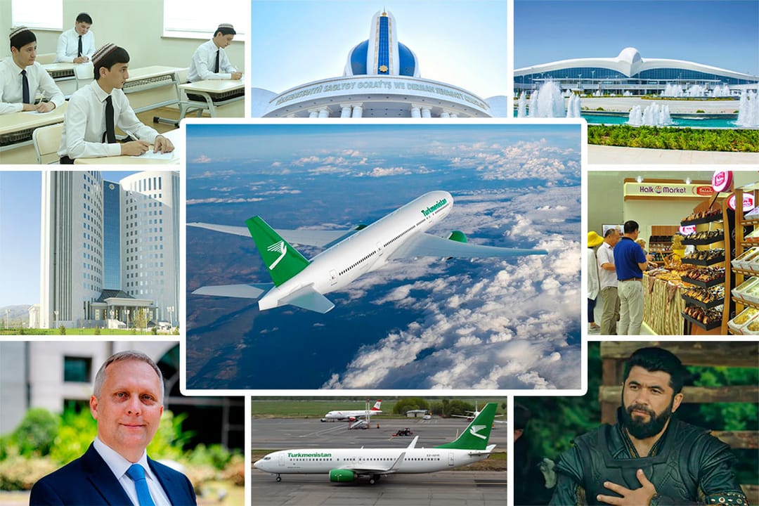 Главные события недели: Президент Туркменистана поручил полностью восстановить внешнее транспортное сообщение, выпускникам средних общеобразовательных школ отсрочат призыв в армию, в каких случаях следует носить маску и другие темы