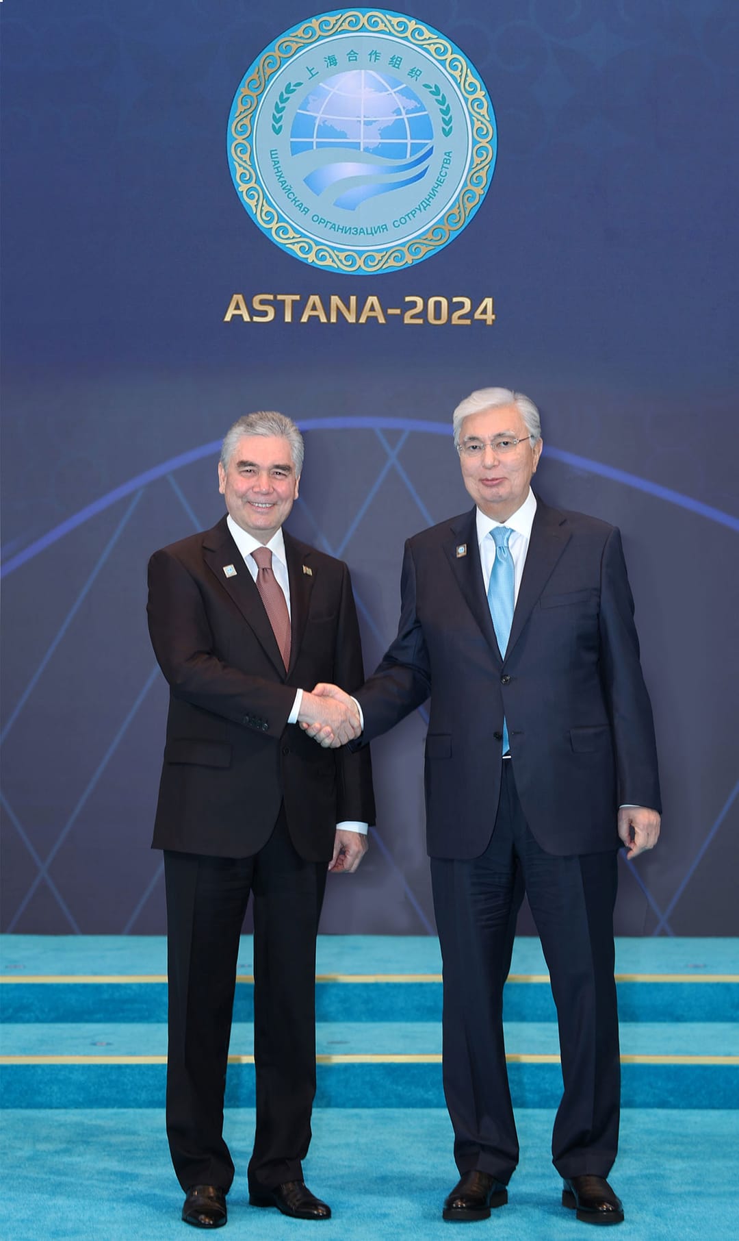 О чем говорили Гурбангулы Бердымухамедов и Касым-Жомарт Токаев на полях саммита «ШОС+»