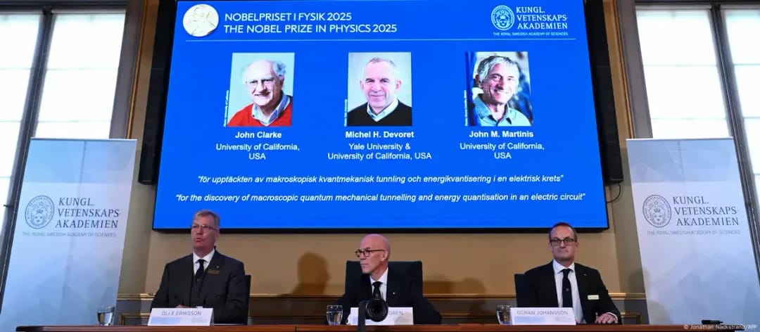 Объявлены лауреаты Нобелевской премии по физике 2025 года