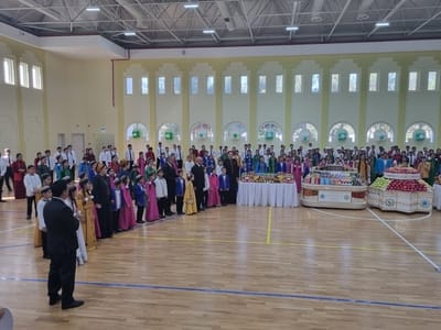 Во Дворце «Döwletliler köşgi» в Ашхабаде прошло праздничное мероприятие