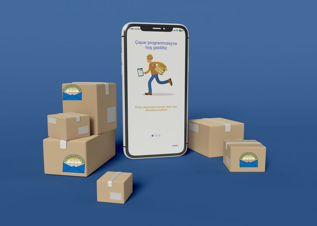 «Туркменпочта» снизила стоимость услуги курьерской доставки по городу до 50%