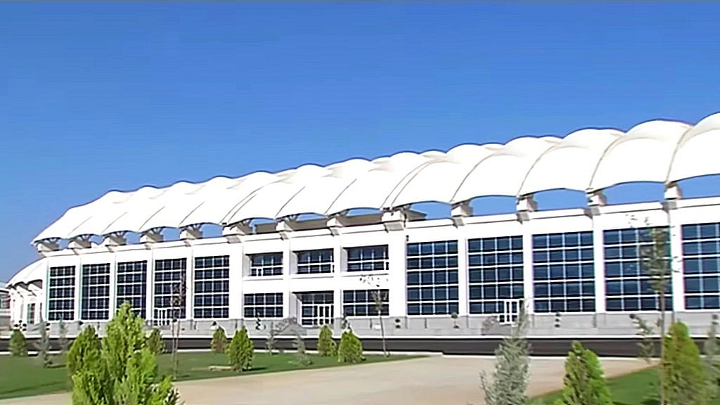 Gurbanguly Berdimuhamedov visited the stadium under construction in Ahal