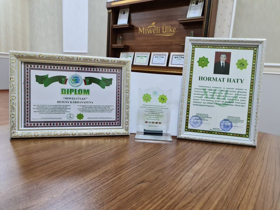 ИП «Miweli Ülke» вошло в тройку лучших экспортёров года