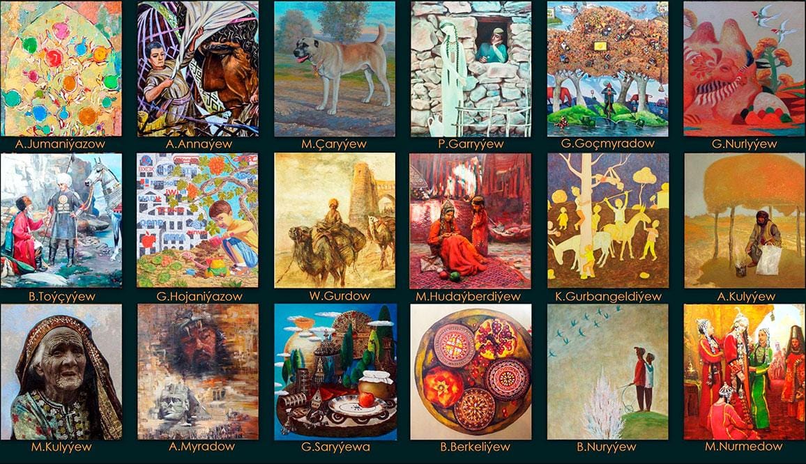 В Ашхабаде откроется выставка картин педагогов Академии художеств