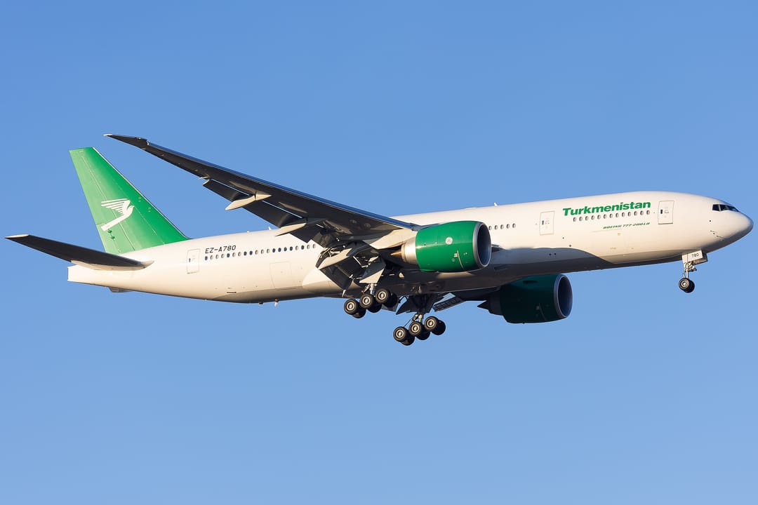 Рейсы из Ашхабада в Пекин возобновят в марте