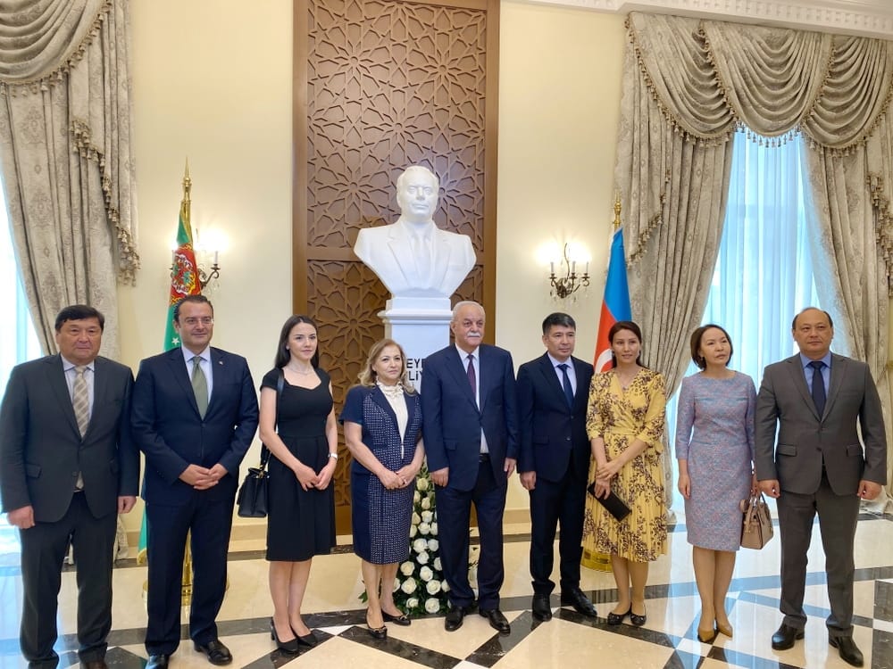 The Embassy of Azerbaijan in Ashgabat hosted a reception in honor of the 100th anniversary of Heydar Aliyev