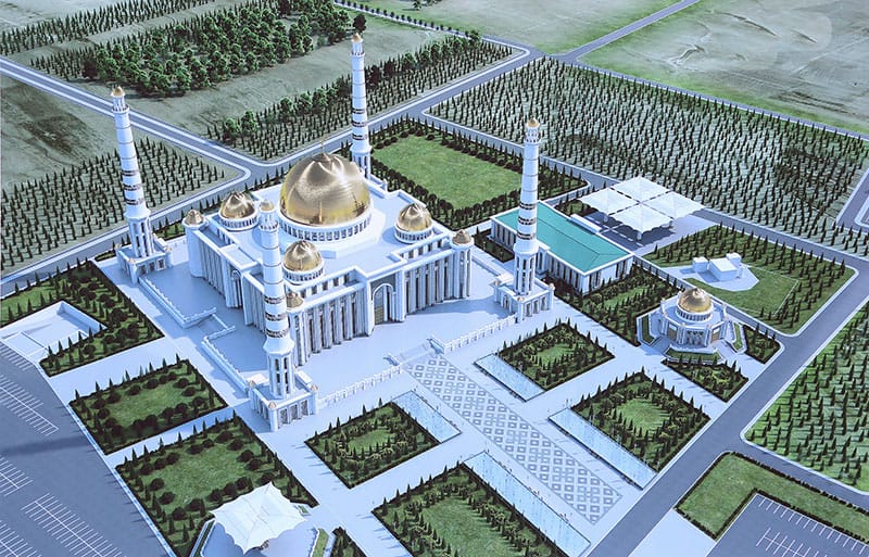 Определился победитель в тендере на строительство главной мечети в городе Аркадаг
