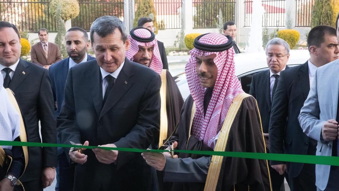 Aşgabatda Saud Arabystanynyň Ilçihanasynyň täze binasy açyldy