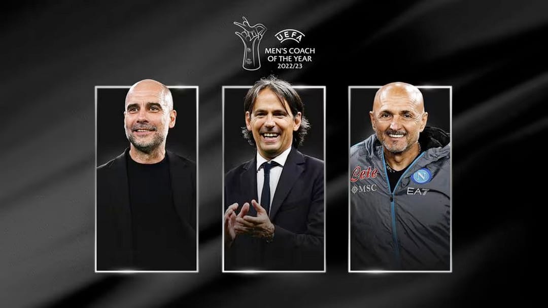 Guardiola named UEFA Coach of the Year