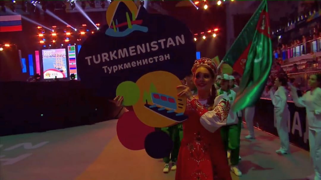 The team of Turkmenistan participated in the opening ceremony of the sports games “Children of Asia”