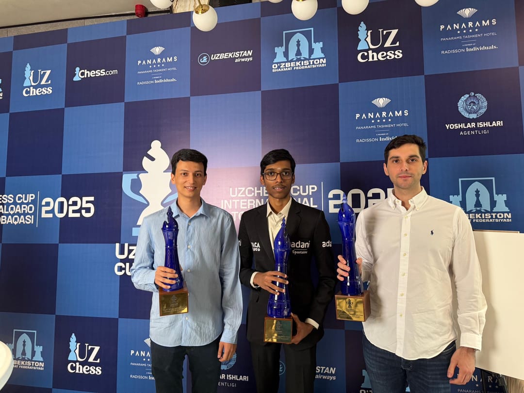 Туркменский шахматист Сапармурат Атабаев победил на "UzChess Cup-2025"