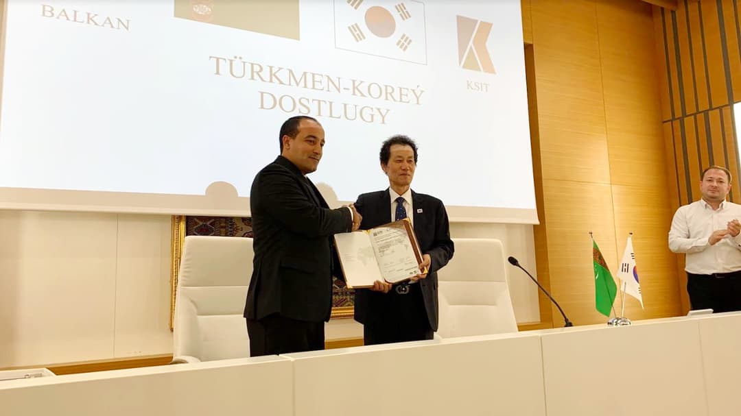 В Туркменистане поздравили специалистов завода «Балкан» с завершением обучающего курса