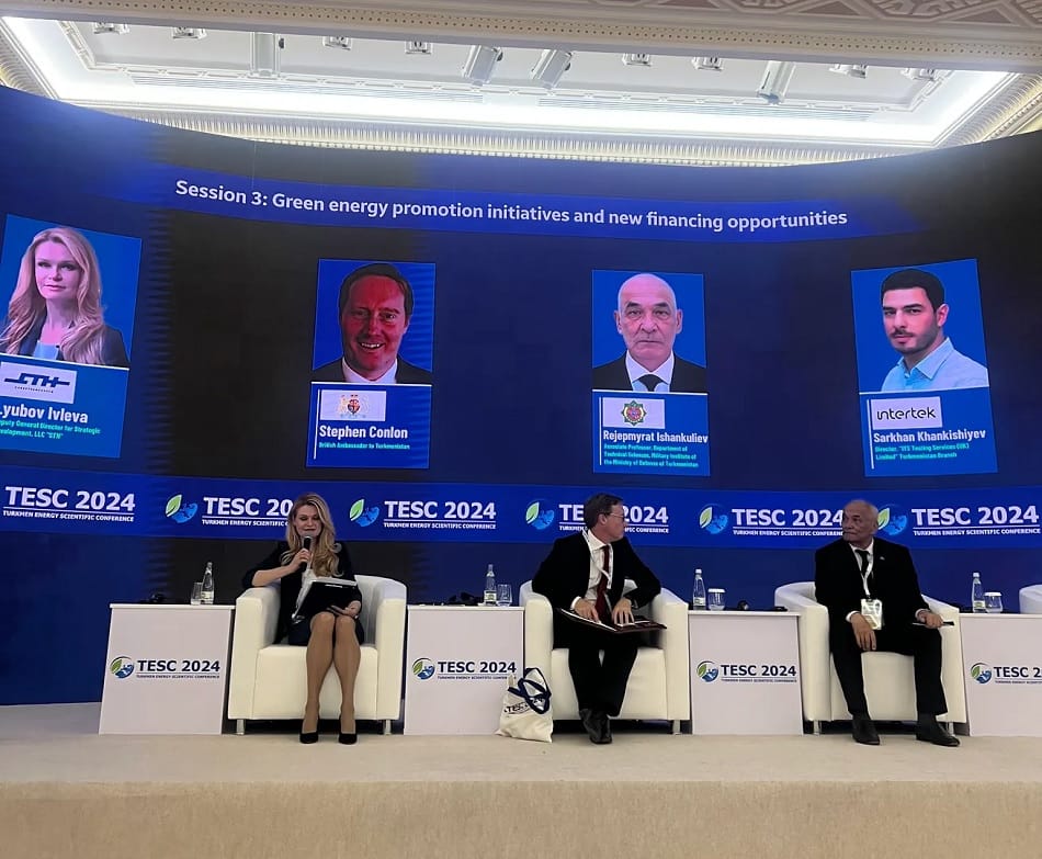 Intertek presented innovative solutions to reduce greenhouse gases at TESC 2024 in Ashgabat