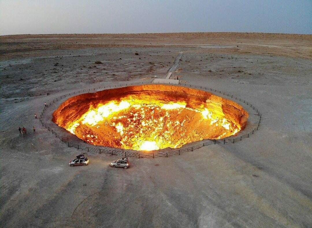 Over 50 years Turkmen burning gas crater to be extinguished