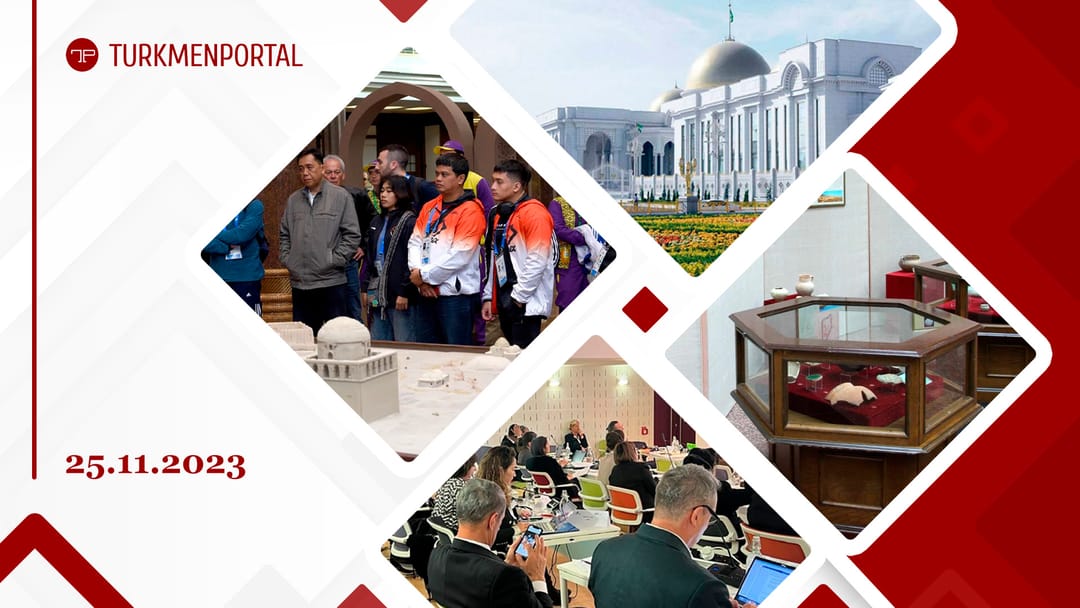 Türkmenistanyň alymlary metan zyňyndy gazlarynyň möçberini azaltmak meselesiniň üstünde işleýärler, dekabr aýynda Türkmenistanda birnäçe medeni çäreler geçiriler, Aşgabatda türkmen-hytaý hökümetara komitetiniň mejlisi geçiriler we beýleki habarlar