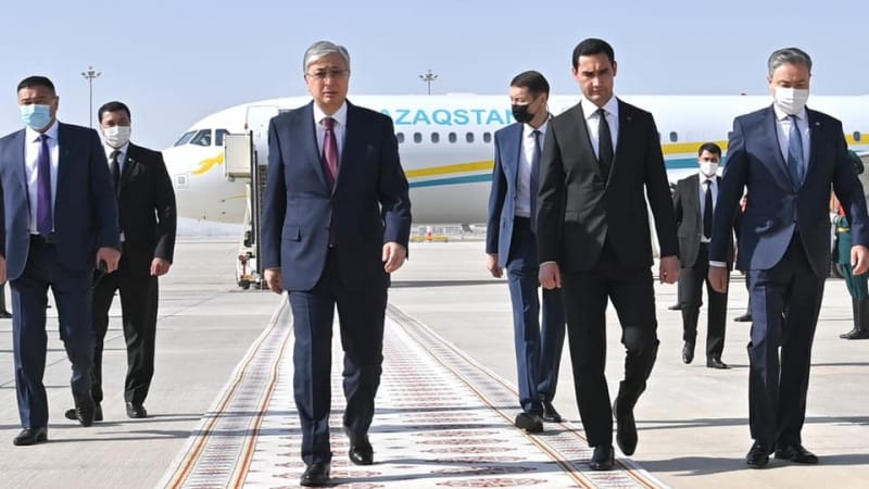 Президент Казахстана прибыл в Туркменистан с государственным визитом