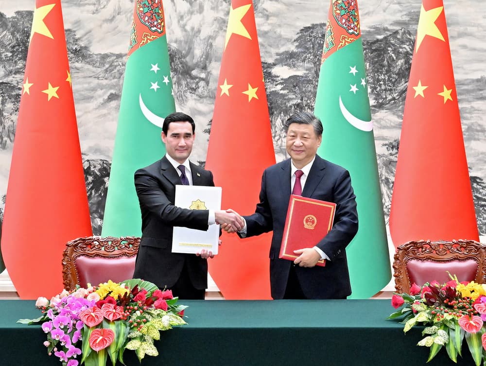 The head of the People's Republic of China congratulated the President and people of Turkmenistan on Independence Day