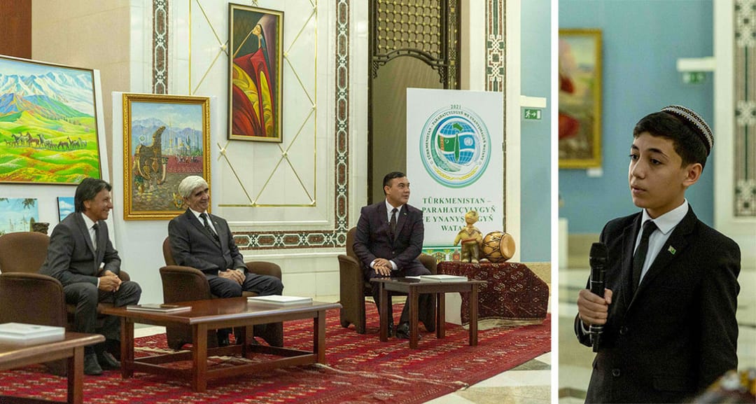 В Ашхабаде прошла творческая встреча молодежи с известными художниками Туркменистана