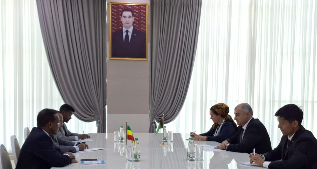 Türkmenistan bilen Efiopiýanyň arasynda ulag pudagyndaky özara gatnaşyklar bilen baglanyşykly meselelere garaldy