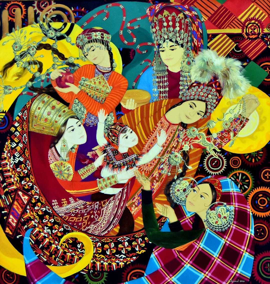 В Ашхабаде работает выставка в честь Дня Конституции и Государственного флага