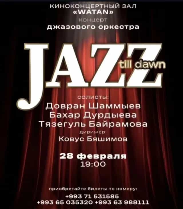 Aşgabatda jazz konserti geçiriler