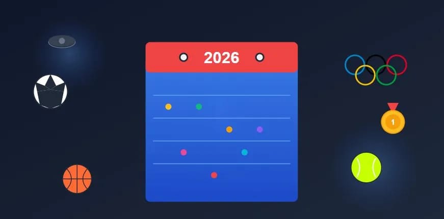 Календарь спортивных событий 2026 года