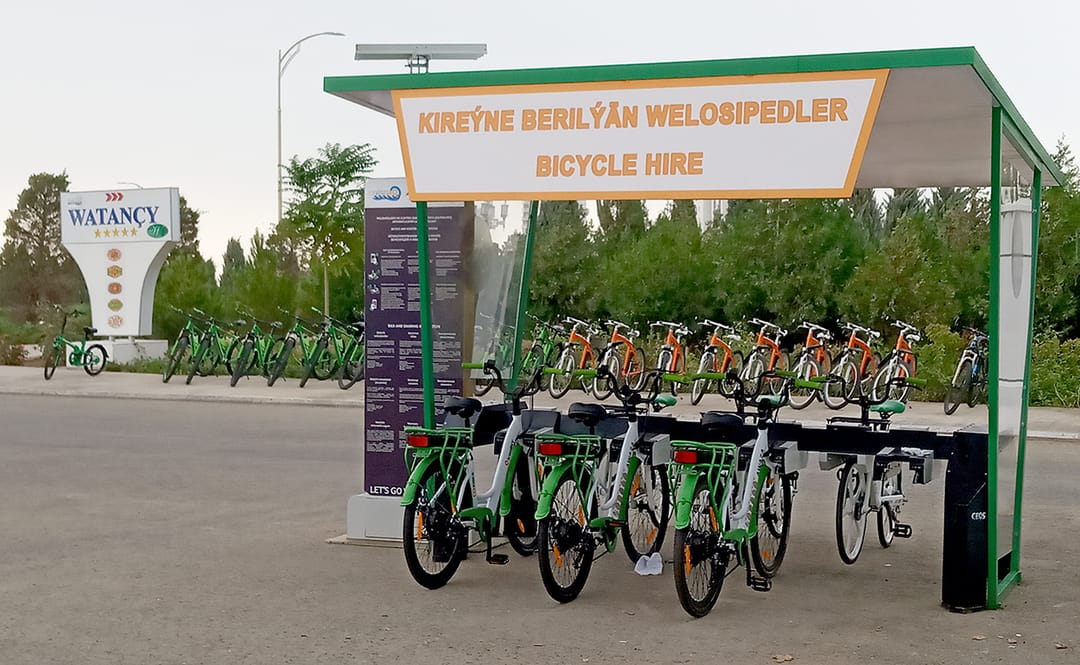 Прокат электровелосипедов в национальной туристической зоне «Аваза»