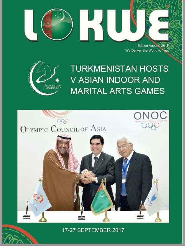 В Китае вышел спецвыпуск журнала «Lookwee», посвященный Играм «Ашхабад 2017»