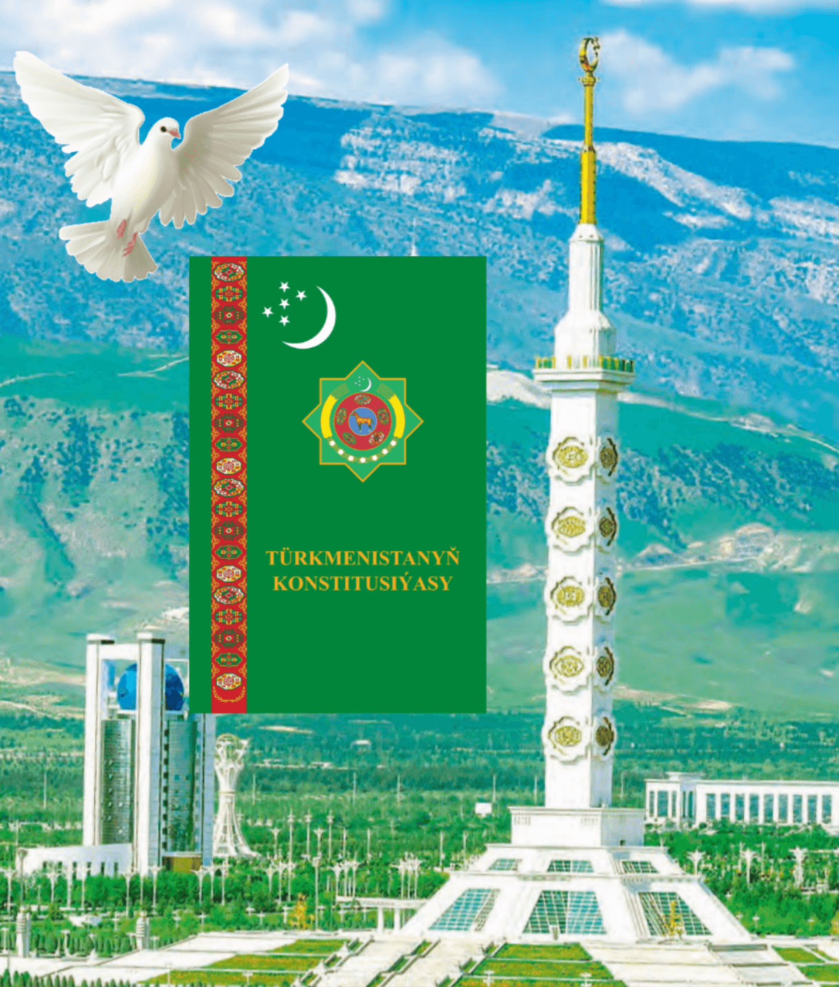 Däp-dessurlara, gymmatlykllara we täzeçiIllige ýugrulan konstitusiýa