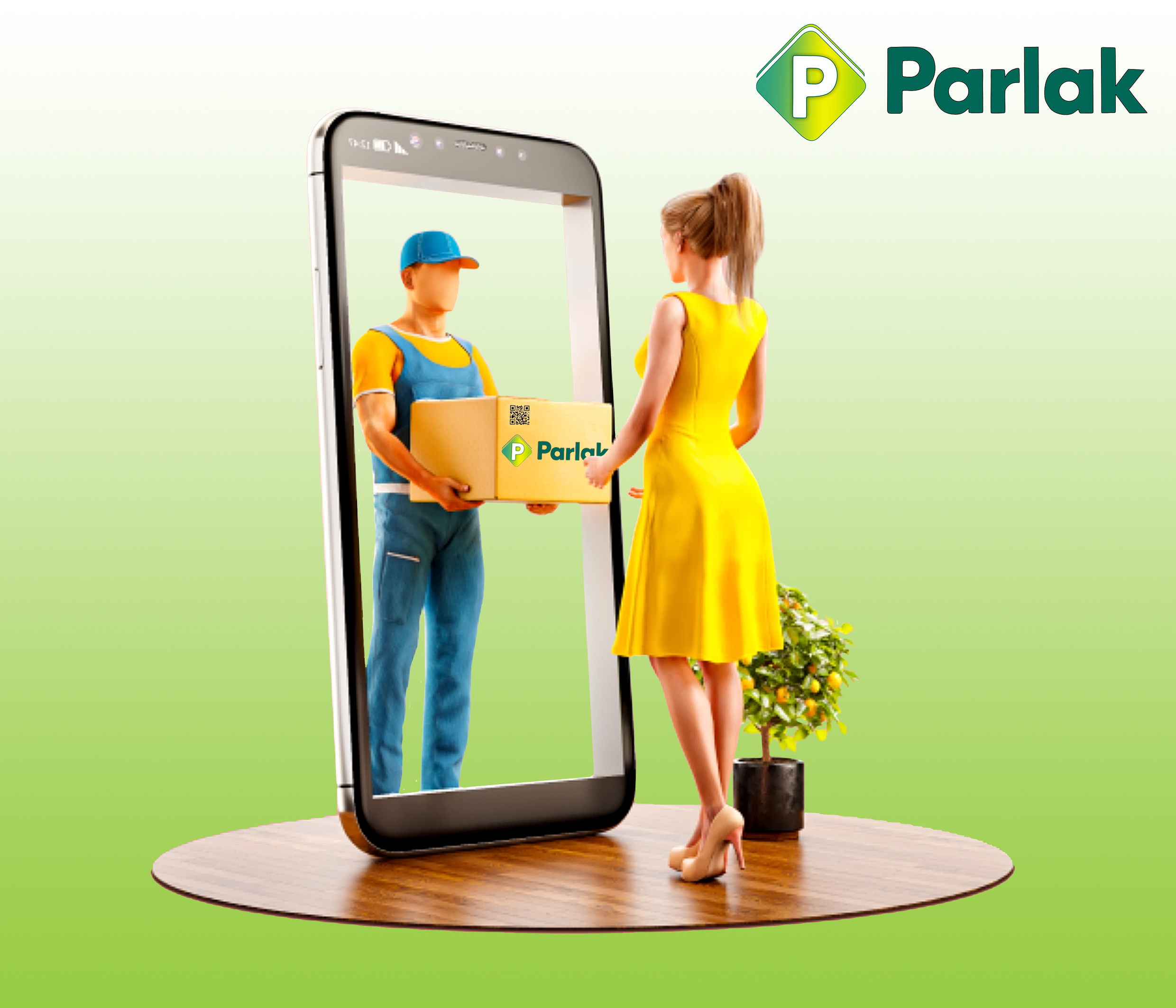 "Parlak" – онлайн маркет продуктов и товаров для дома.