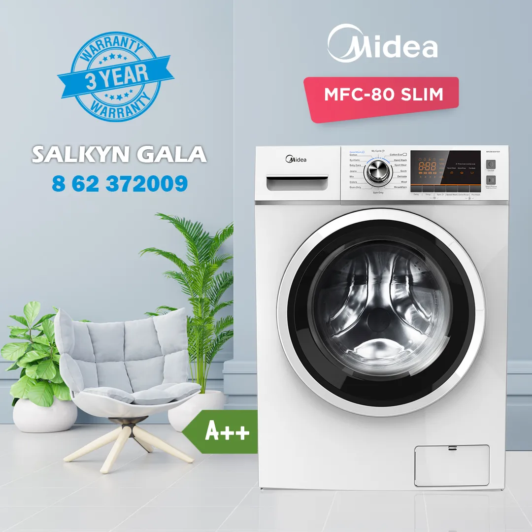 Стиральные машины Midea от 6 кг до 12 кг | Appliances and devices