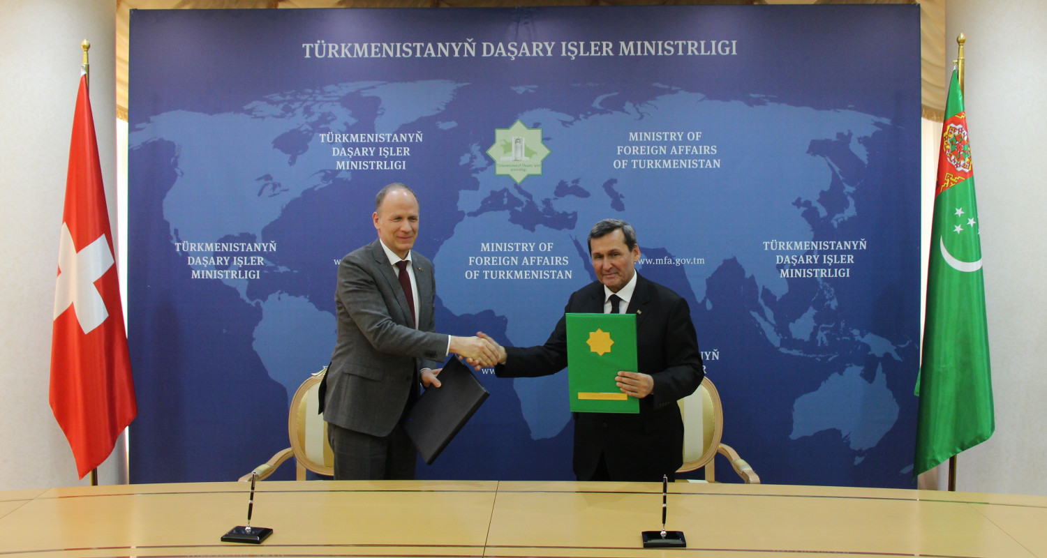 Turkmenistan and Switzerland sign agreements on visa waiver for diplomats and readmission