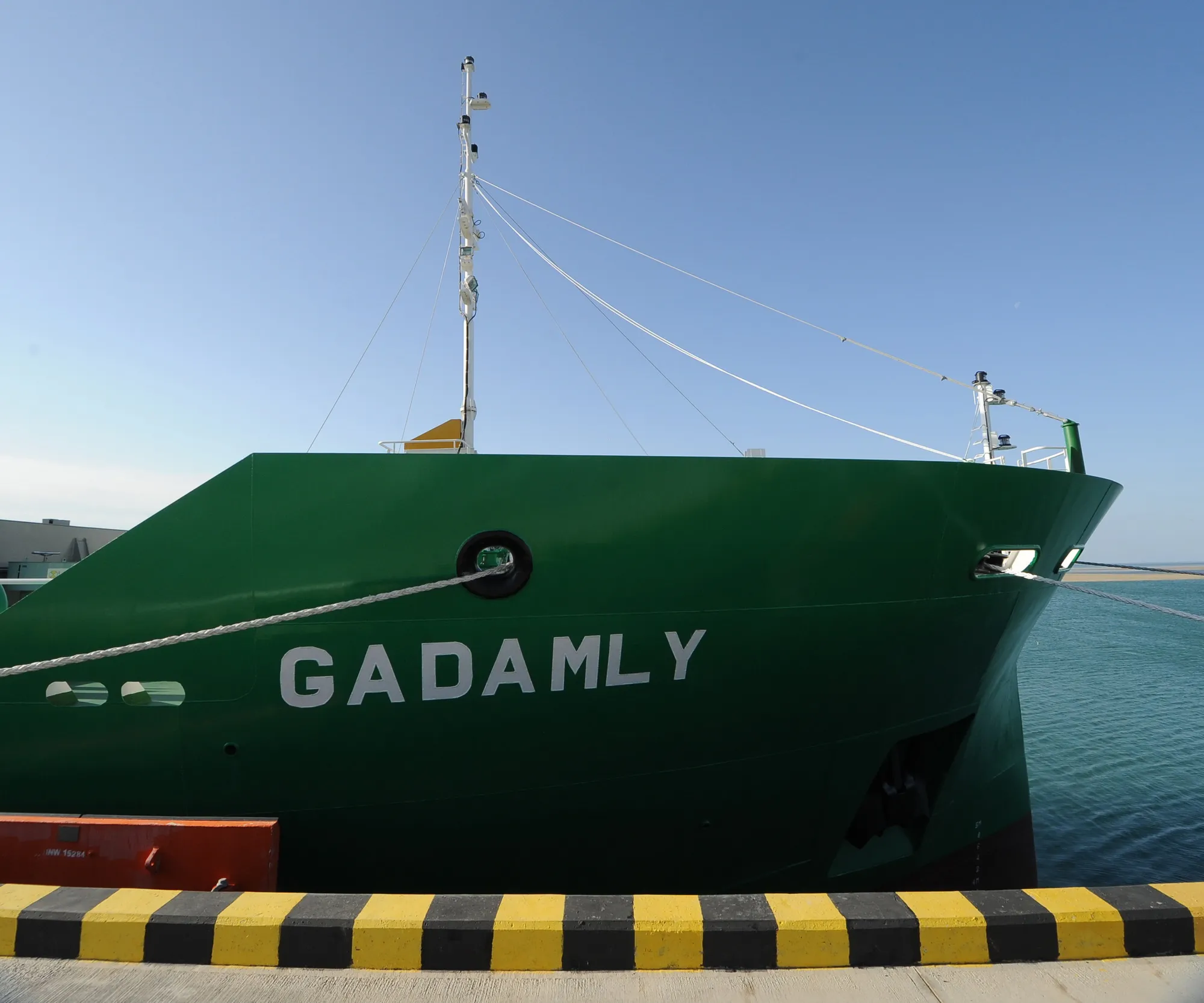 Фоторепортаж: Церемония ввода в эксплуатацию нового сухогрузного судна «Gadamly»