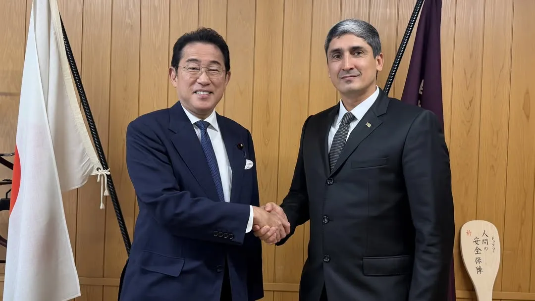 Turkmenistan's Ambassador to Japan met with former Prime Minister Fumio Kishida