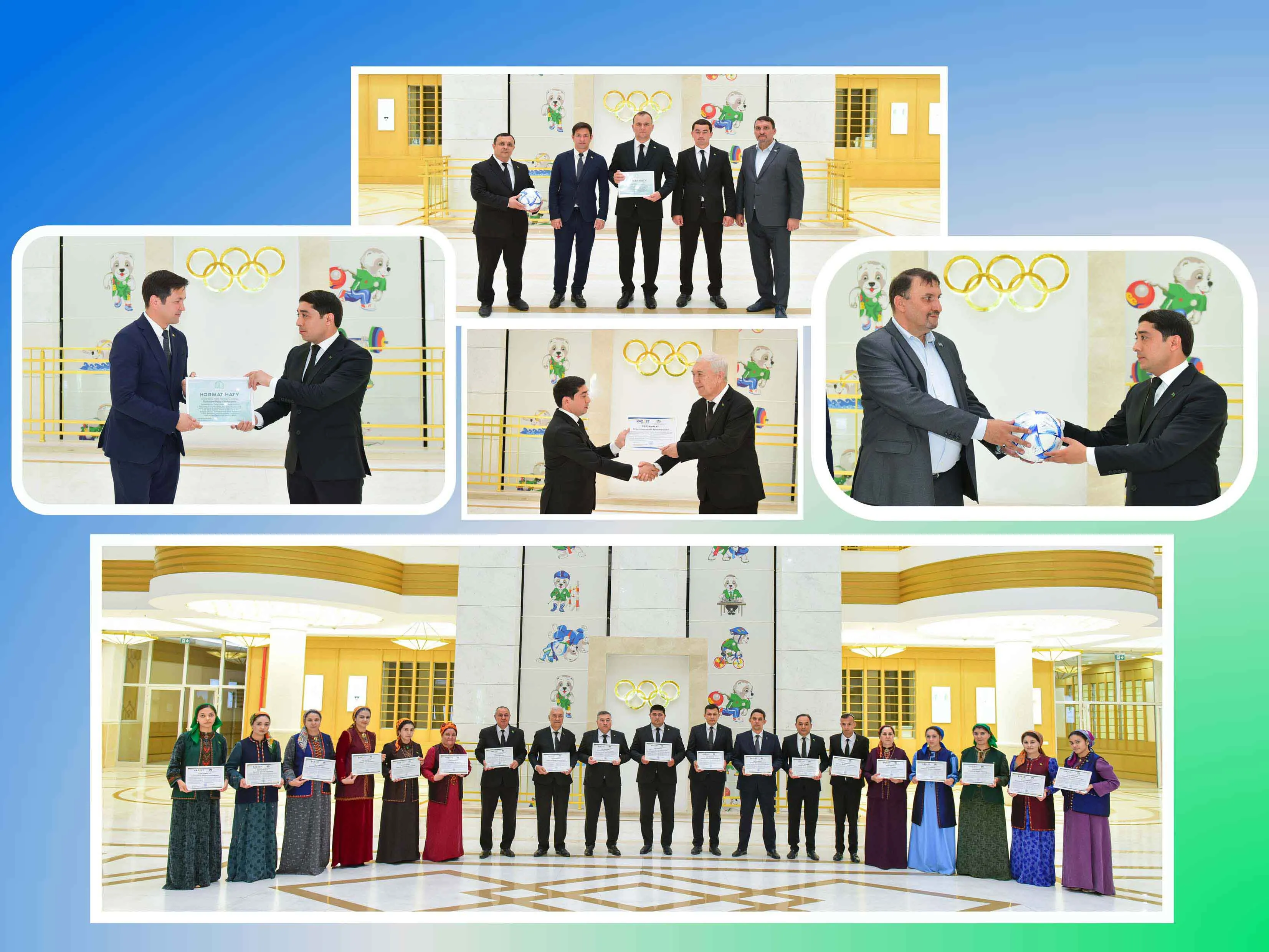 TDBSI-de hünär ýokarlandyryş okuwlaryny üstünlikli tamamlanlara şahadatnamalary gowşurmak dabarasy geçirildi