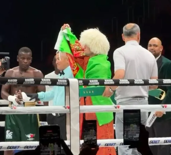 Turkmen boxer Khursand Imankuliev became the WBC Eurasia champion
