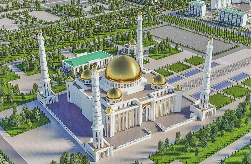 Arkadag şäherinde gurulýan metjit «Arkadagyň ruhy metjidi» diýlip atlandyrylar