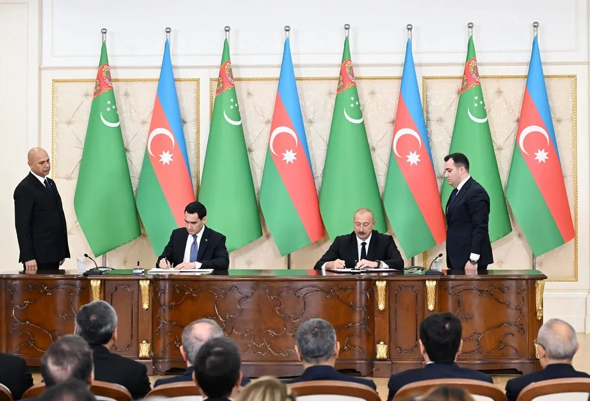 Turkmenistan and Azerbaijan signed a package of cooperation documents