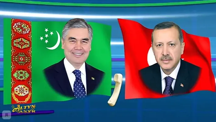 Türkmen halkynyň Milli Lideri bilen Türkiýäniň Prezidentiniň arasynda telefon arkaly söhbetdeşlik geçirildi