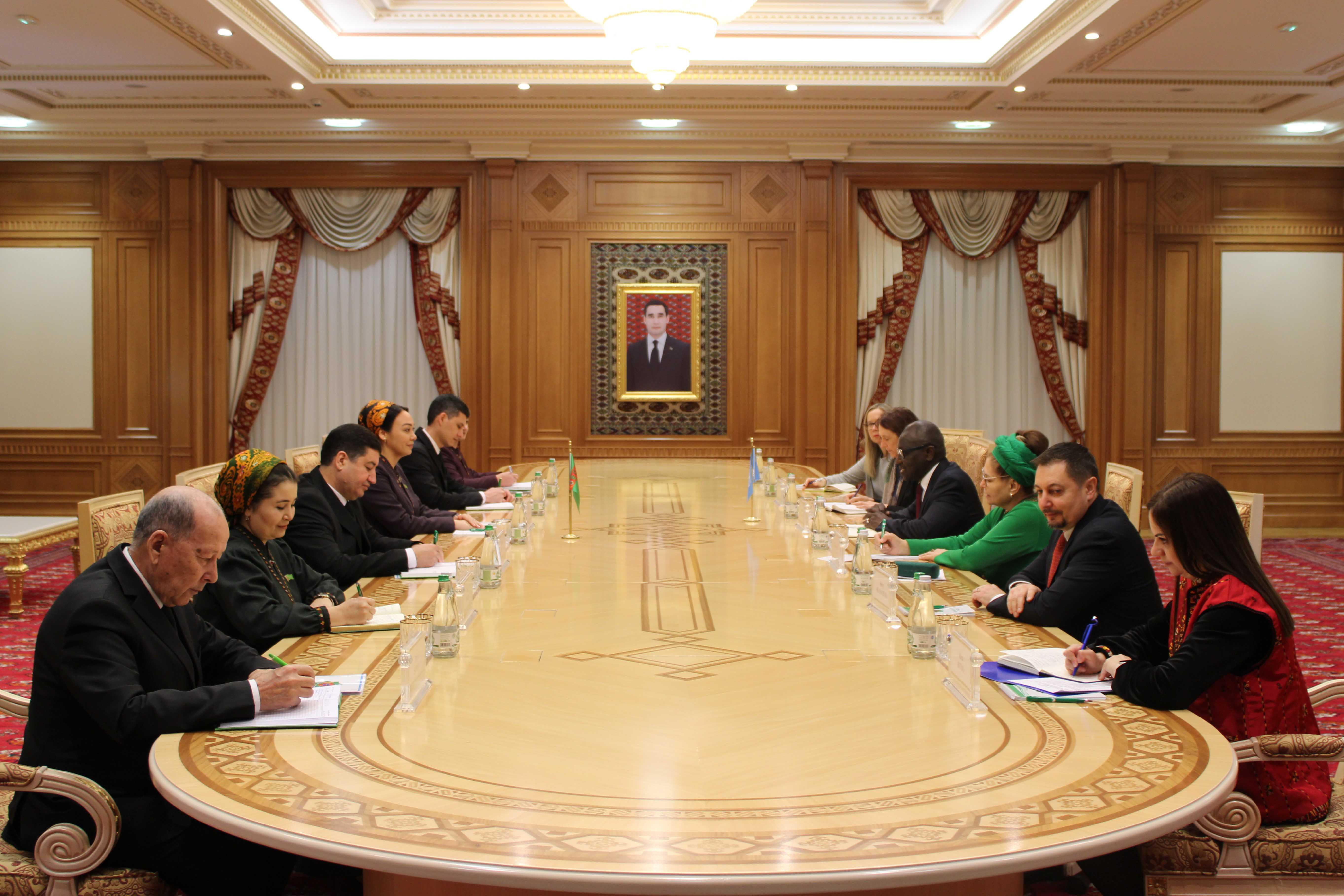 Chairperson of the Mejlis of Turkmenistan met with UN Human Rights ...