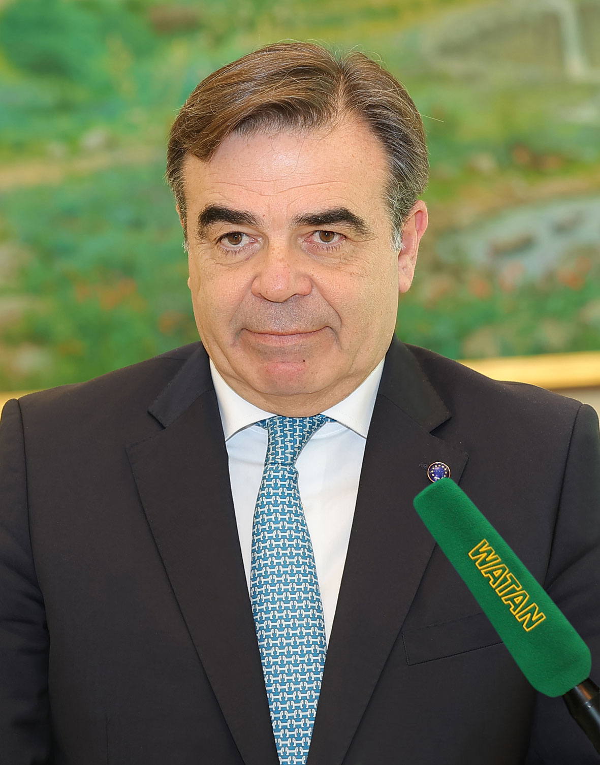 В Ашхабаде состоялся брифинг с вице-президентом Европейской комиссии Маргаритисом Шинасом