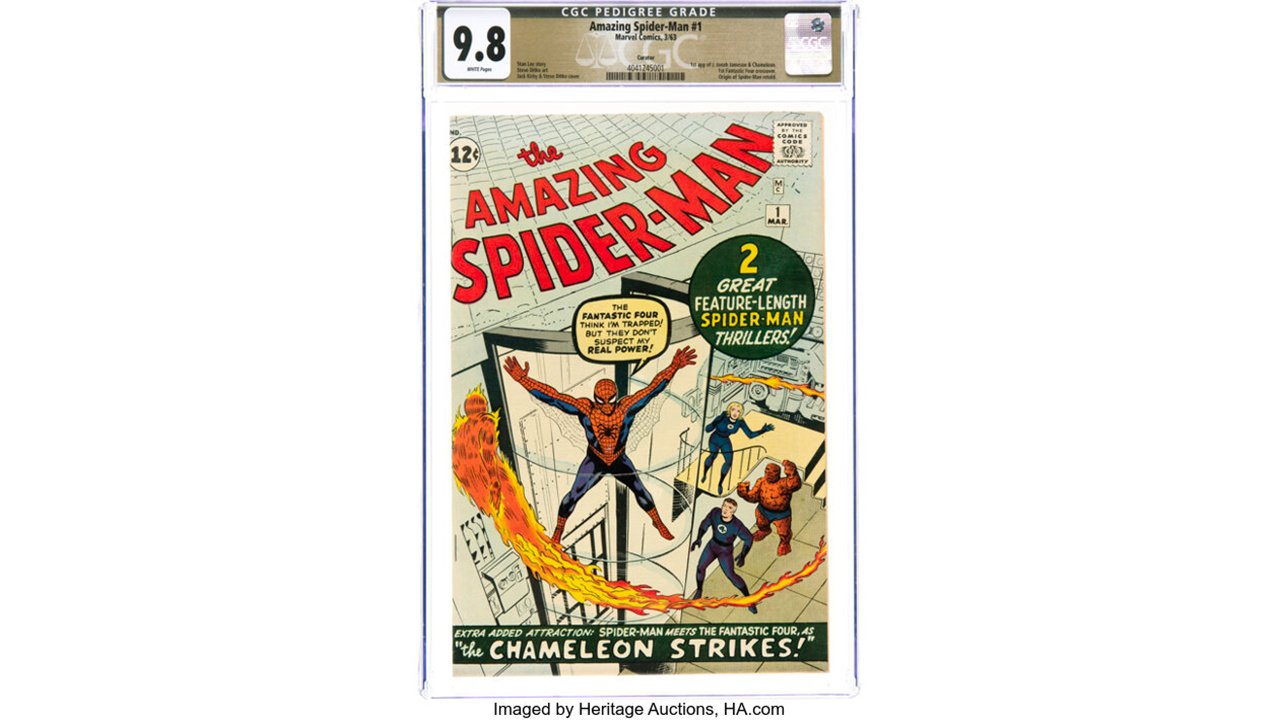 Комикс «Удивительный Человек-Паук» № 1 продан за $1,38 млн