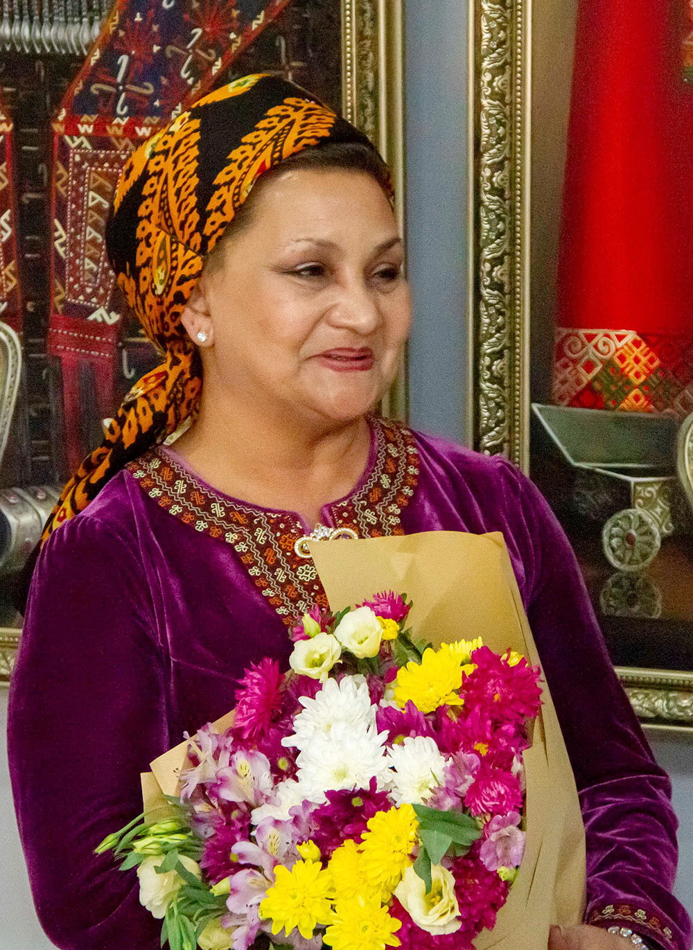 Anniversary exhibition of works by Gulnaz Rozykulova opened in Ashgabat