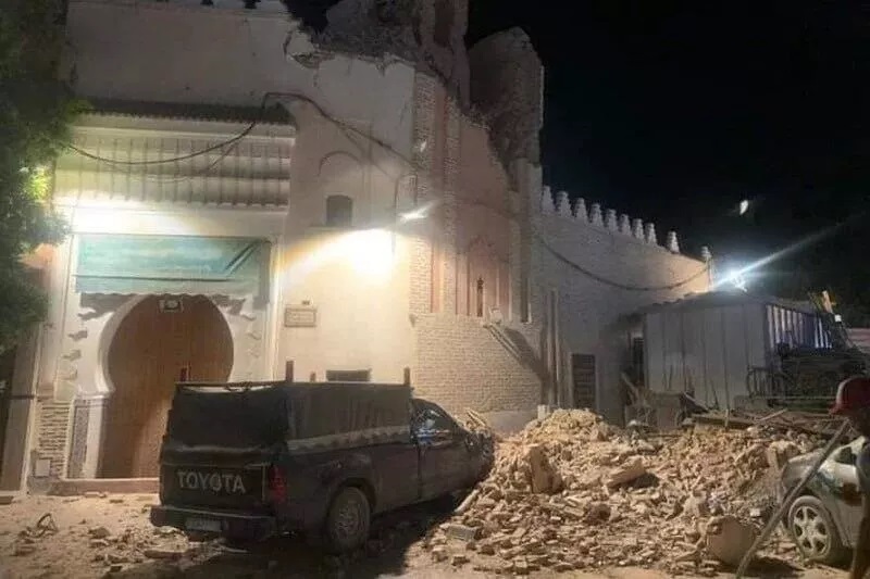 Almost 300 people died in the earthquake in Morocco