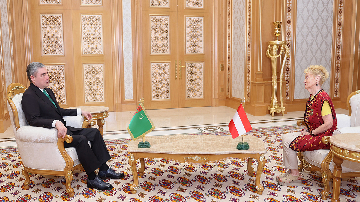 The President of Turkmenistan received the head of the Turkmen-Austrian ...