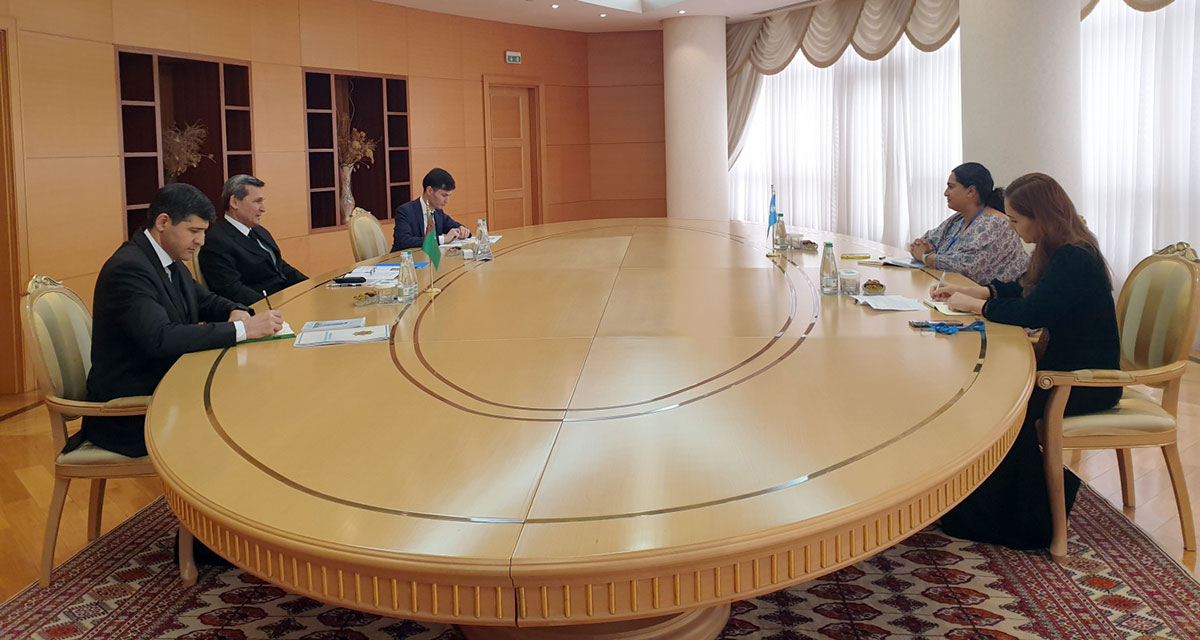 A meeting was held at the Ministry of Foreign Affairs of Turkmenistan ...