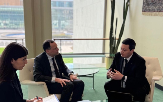 Türkmen wekiliýeti bilen BMG-niň ýanyndaky ÝUNESKO-nyň edarasynyň direktorynyň arasynda duşuşyk geçirildi